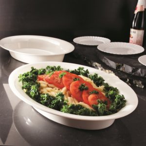 Party Tray 11" x 16" 128oz Oval Bowl