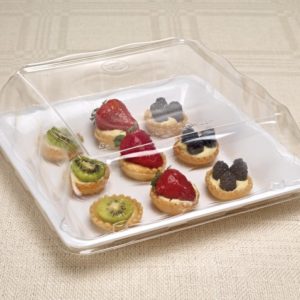 Party Tray Square 12" Dome Lid