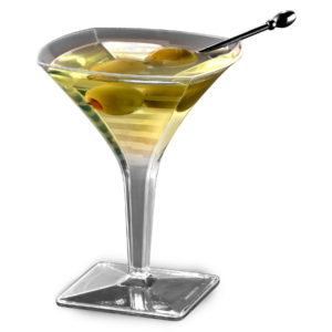 Squares - 2oz Square Mini Martini Glass
