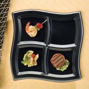 Waves - 9.75" Wave Compartment Plate