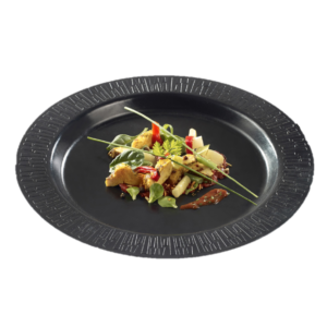 Accueil Plate Black (L)