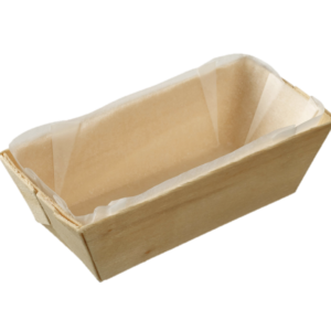 Rectangle Tray with Baking Paper 95mm