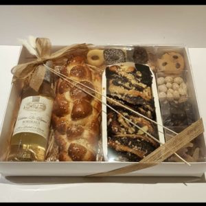 White Cardboard Box and Lid (L)