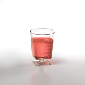 Squares - 2oz Square Pedestal Wine Glass